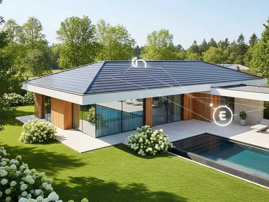 Villa Roof BIPV Solution