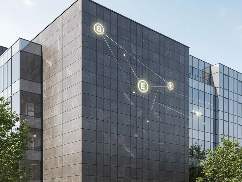 Building facade BIPV solution