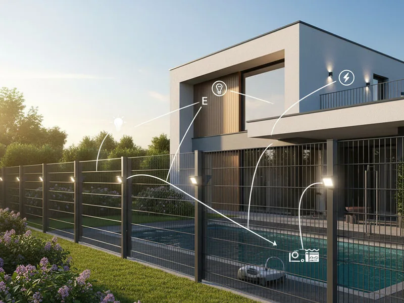 Outdoor hoarding BIPV solution