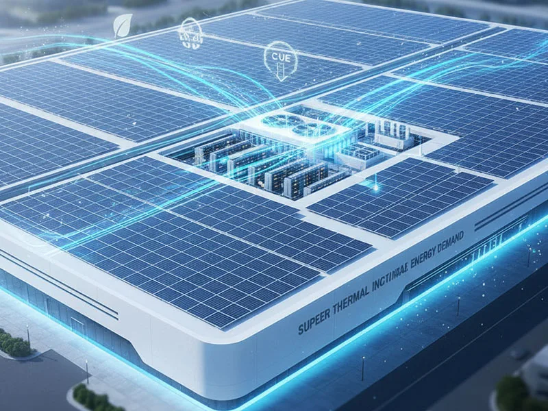 The PUE-Perfecting Roof: Powering the Cloud with Green Energy