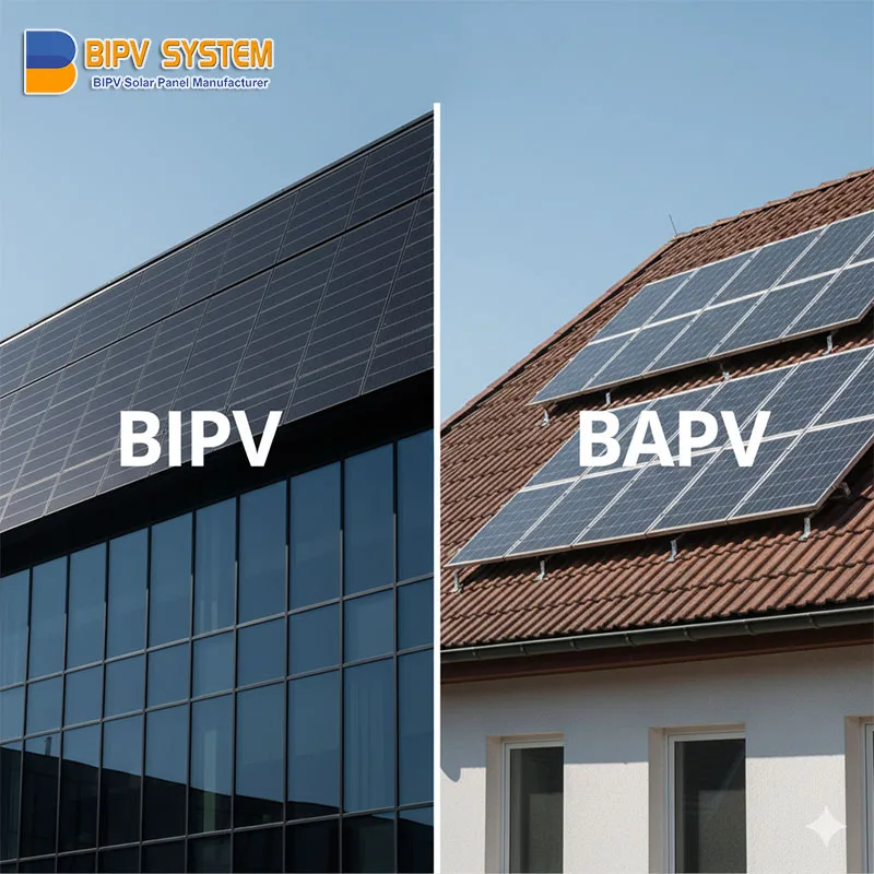 The ultimate difference between BIPV and BAPV