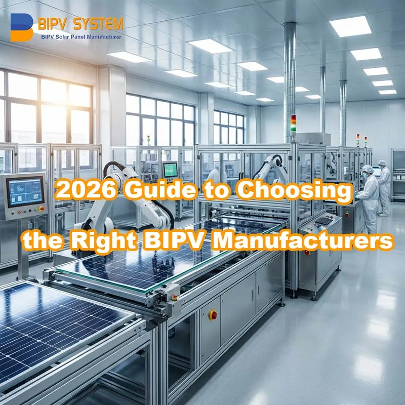 2026 Guide to Choosing the Right BIPV Manufacturers