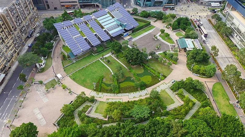 CIC ZCB / Zero Carbon Park in Hong Kong (BIPV case study)