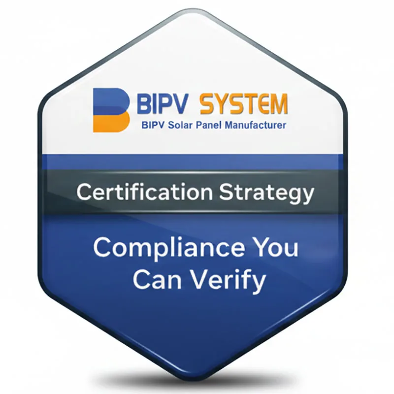 BIPVSYSTEM Certification Strategy: Compliance You Can Verify