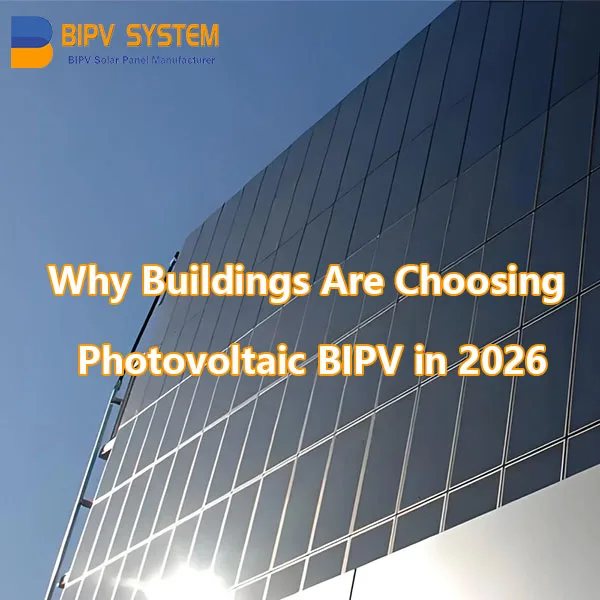 Why Buildings Are Choosing Photovoltaic BIPV in 2026