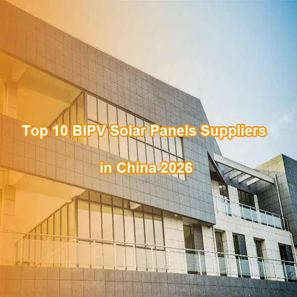 Top 10 BIPV Solar Panels Suppliers in China 2026