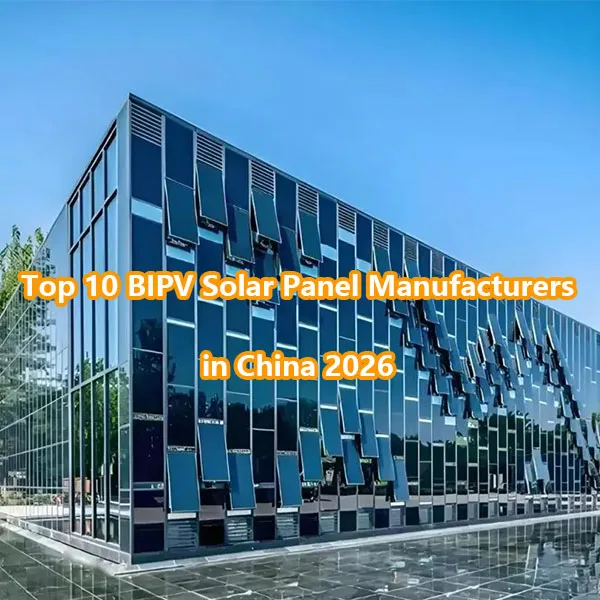 Top 10 BIPV Solar Panel Manufacturer in China 2026