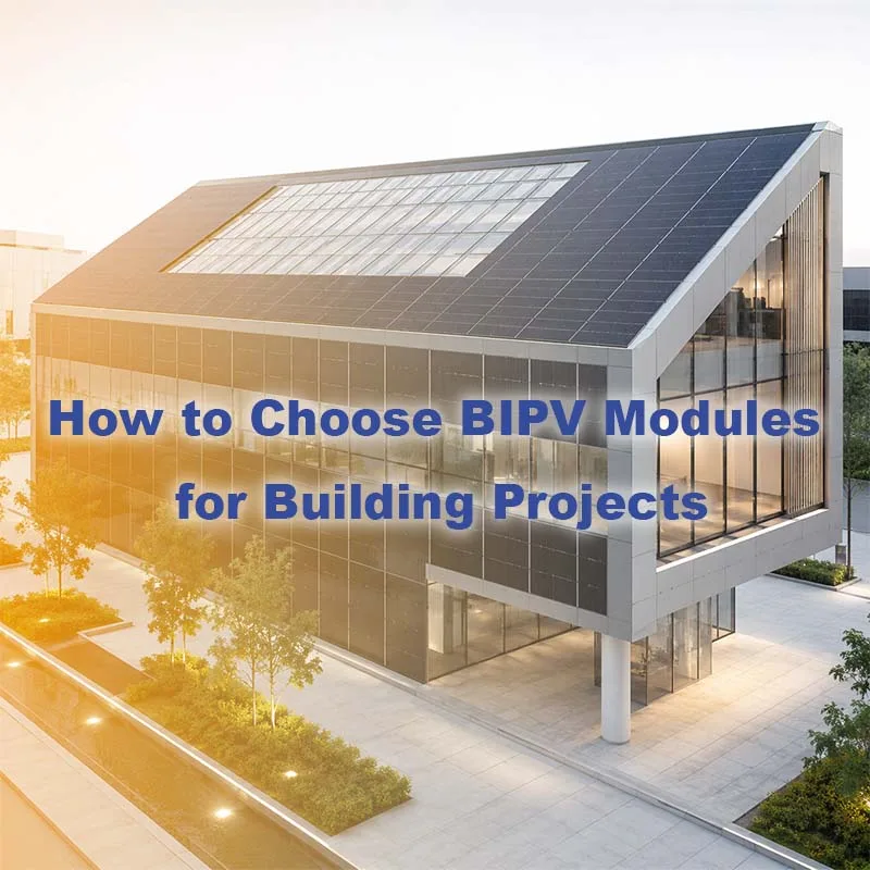 How to Choose BIPV Modules for Building Projects
